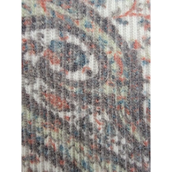 Etro Oversized Thick Ribbed Paisley Floral Turtleneck Sweater Sz 46 US Sz Large - Picture 7 of 16